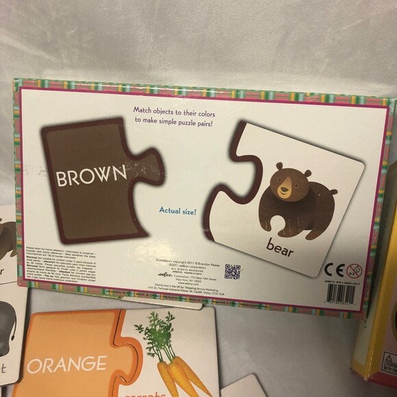 Eeboo Colors Simple Puzzle Pairs - Picture 5 of 6